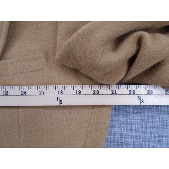 Vintage Nordstrom Blazer Camel Hair Men's Jacket Beige VTG Sport Coat 42" Chest - Picture 4 of 16